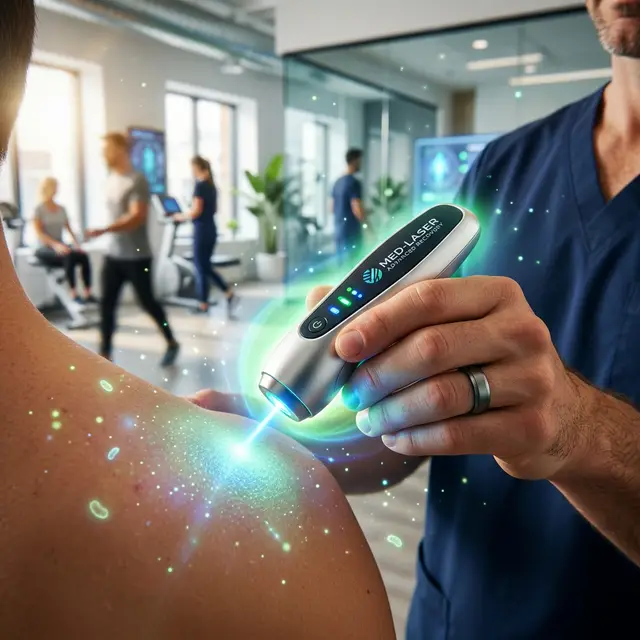 Clinical Laser Probe Application